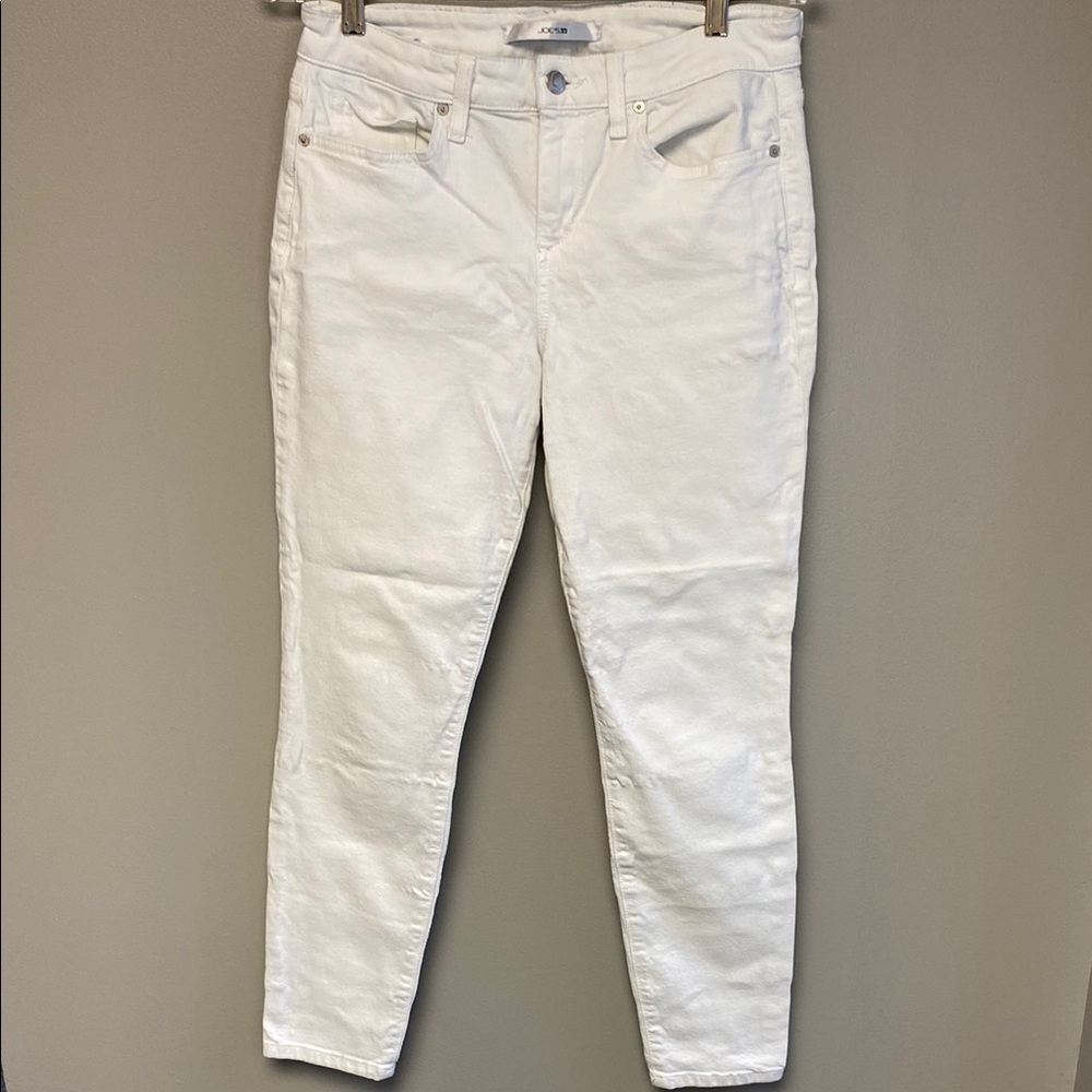 Joe's Jeans Cropped Ankle Denim in White (29x28)